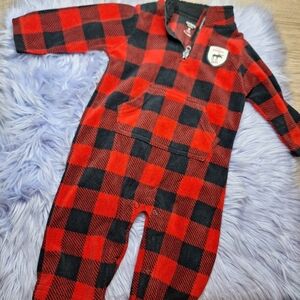 Carter's Ranger Buffalo Plaid Jumpsuit